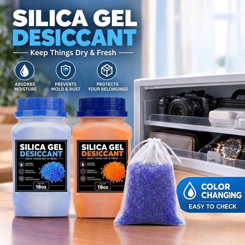 3D Printing Industry - Indicating Silica Gel Desiccant Beads Color