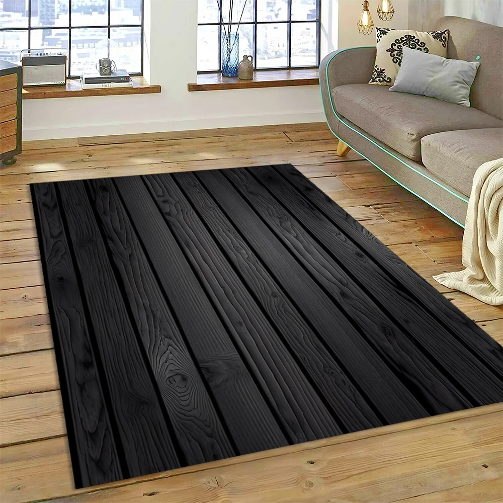 3D Printing Online Service - Color 3D Wood Grain Lines Rug