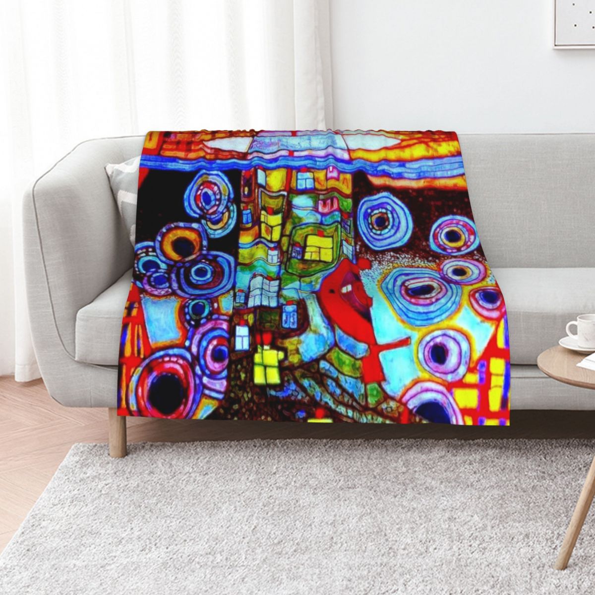 3D Printing Qatar - Qatar 813 neon Throw Blanket Bed