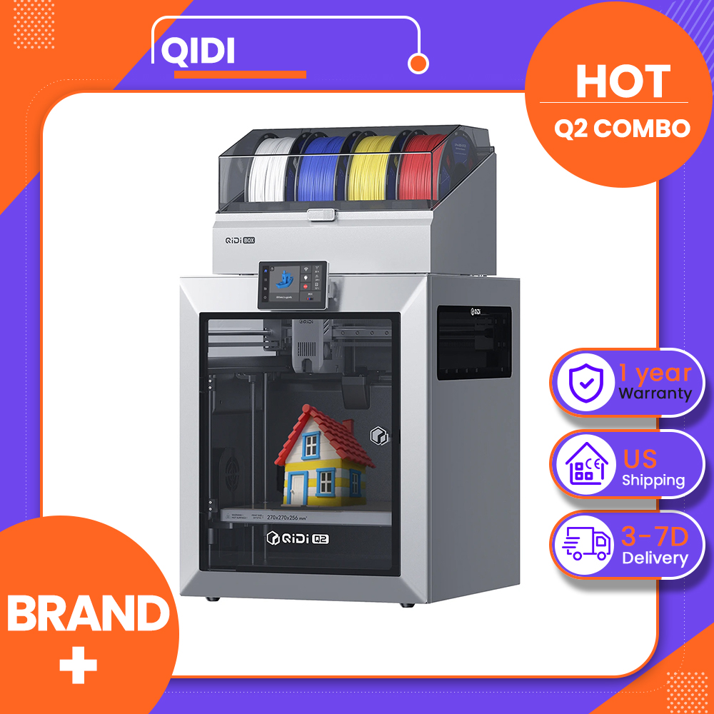 3D Printing Online Service - QIDI Q2 Combo 3D Printer, 600mm/s