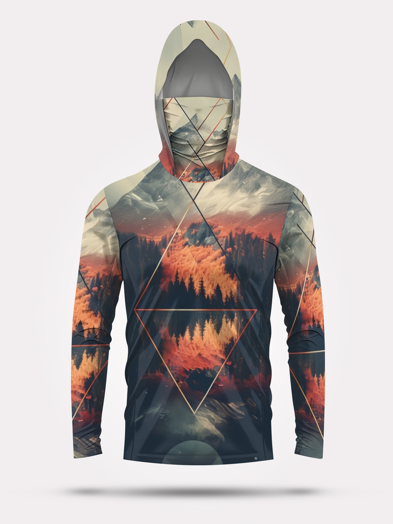 Outdoor Men's Fishing Hoodie B - đánh giá và giá 3D Printing Mask