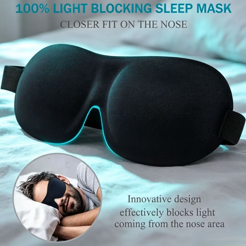 3D Sleep Mask Blindfold 2pcs S - đánh giá và giá 3D Printing Mask