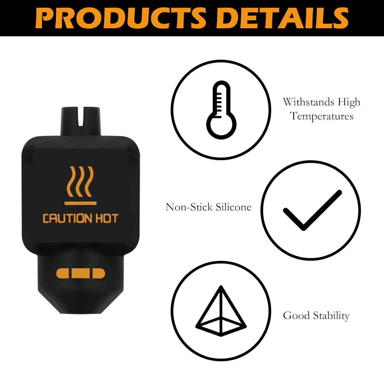10Pcs Black Silicone Sock for  - đánh giá và giá 3D Printing Bambu Lab