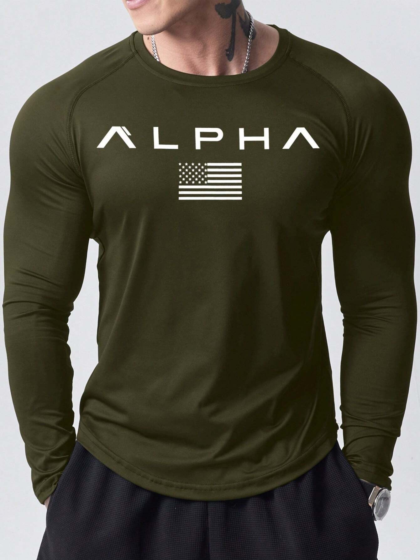 New men's long-sleeved T-shirt - đánh giá và giá 3D Printing Custom