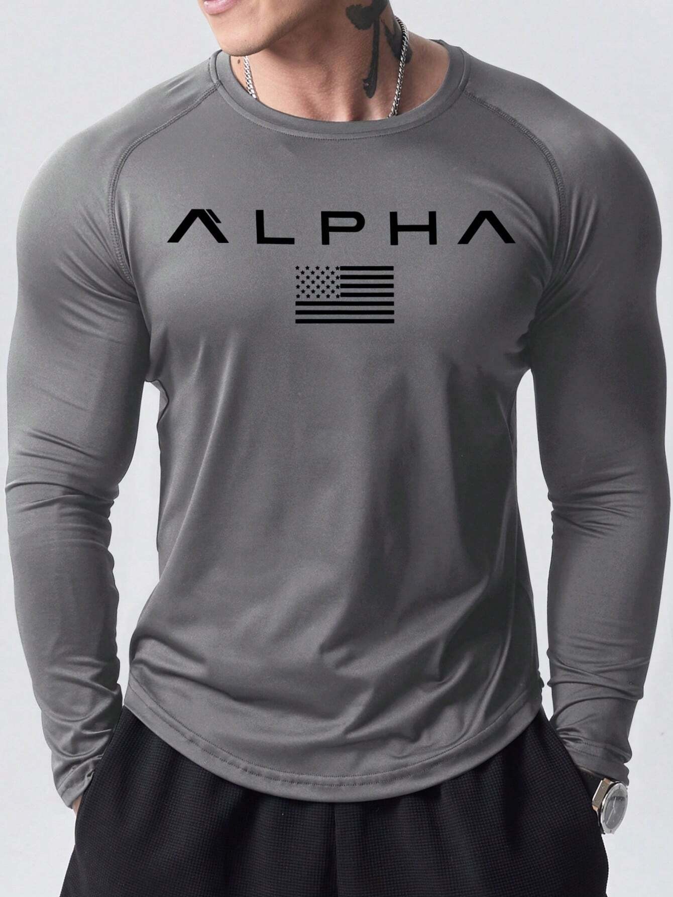 New men's long-sleeved T-shirt - đánh giá và giá 3D Printing Custom