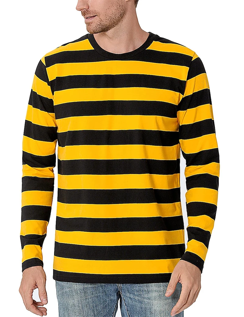 Contrast Stripe 3D Print Men L - đánh giá và giá 3D Printing Custom
