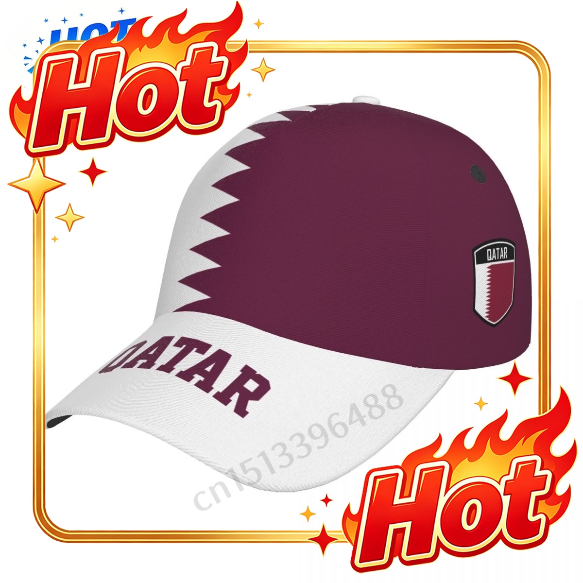 Custom Hats 2025 Qatar Flag 3D - đánh giá và giá 3D Printing Qatar
