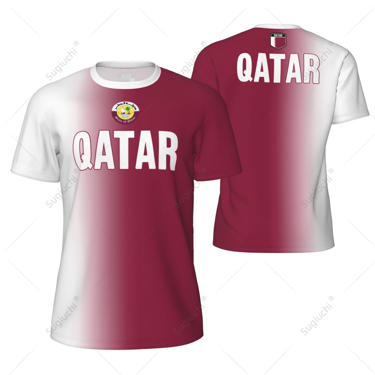 Sports Mesh T-shirt Qatar Flag - đánh giá và giá 3D Printing Qatar