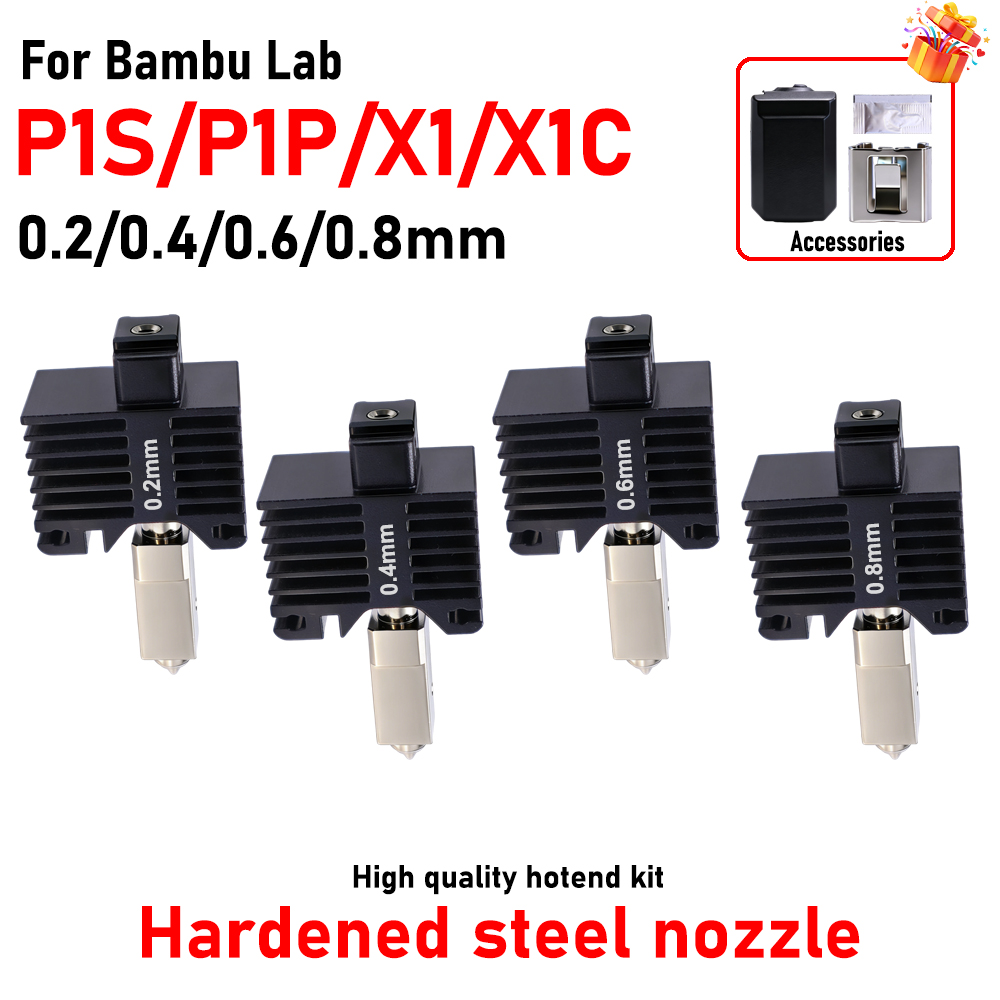 Hotend For Bambu Lab P1P X1C P - đánh giá và giá 3D Printing Bambu Lab