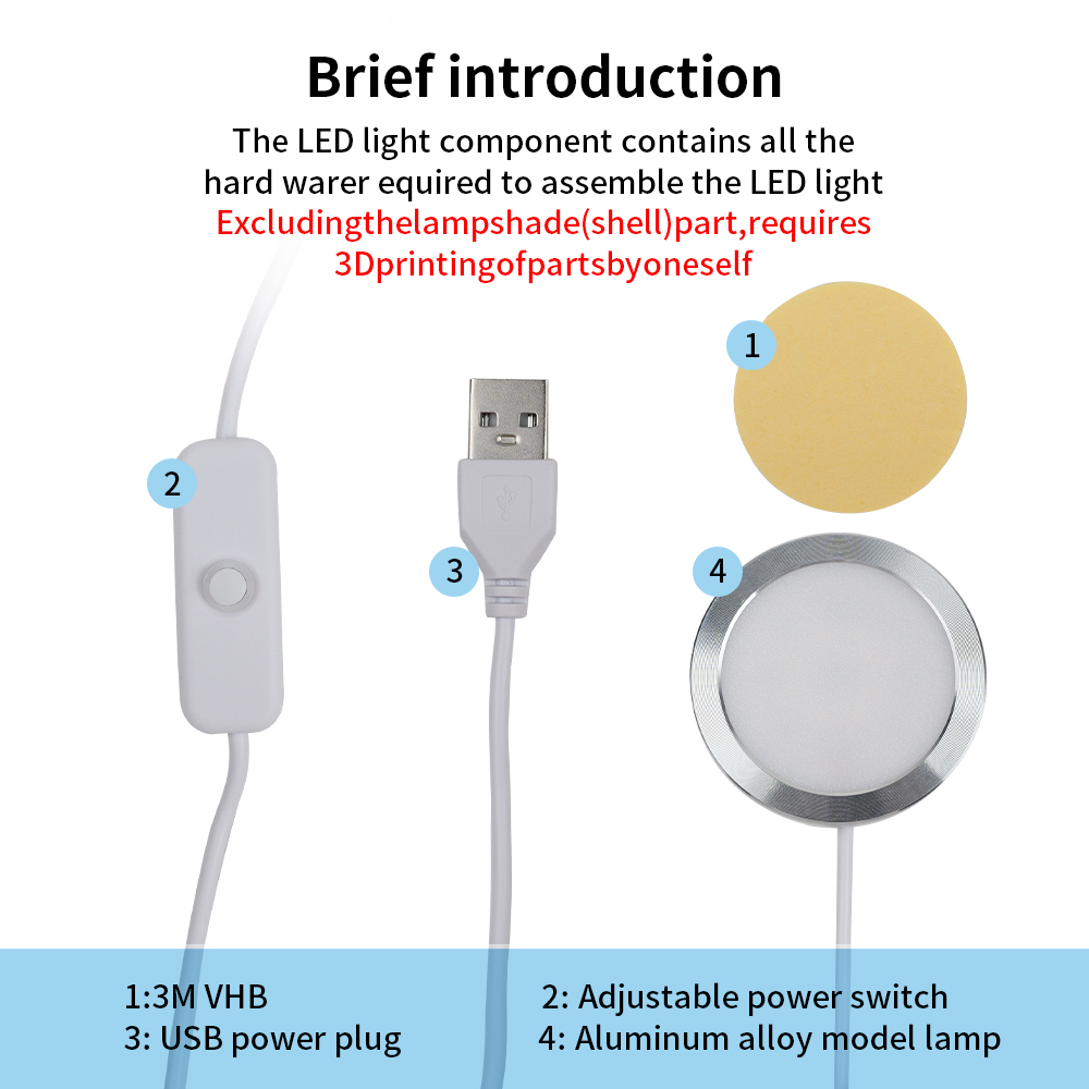 For Bambu Lab Led Lamp Kit 001 - đánh giá và giá 3D Printing Bambu Lab