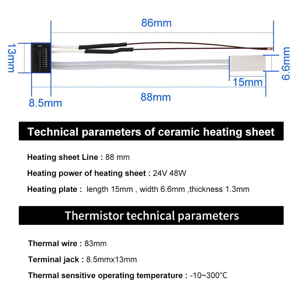 For Bambu Lab P1S P1P Thermist - đánh giá và giá 3D Printing Bambu Lab